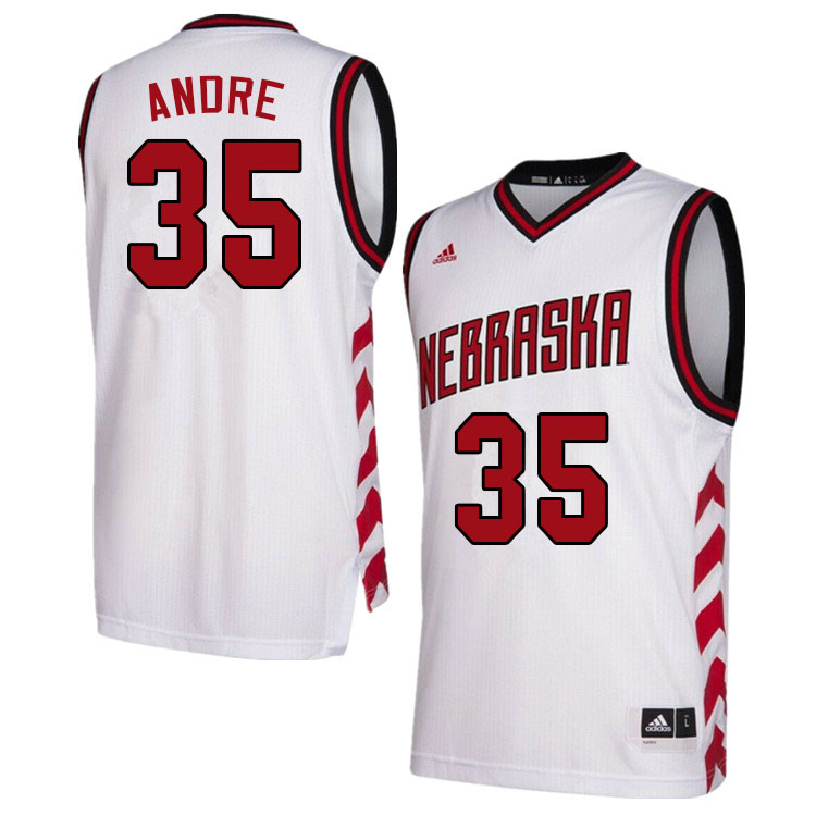 Men #35 Eduardo Andre Nebraska Cornhuskers College Basketball Jerseys Sale-Hardwood Classics